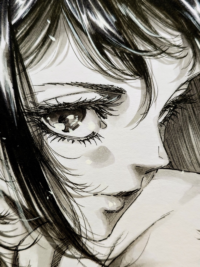 オリジナルイラスト　小色紙