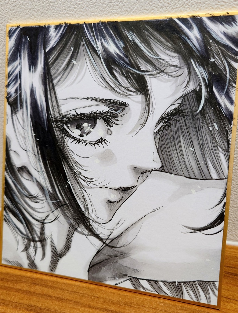 オリジナルイラスト 小色紙