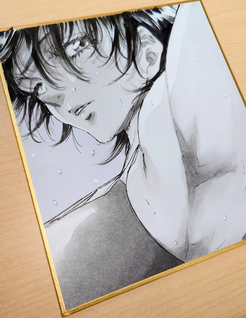 オリジナルイラスト 小色紙