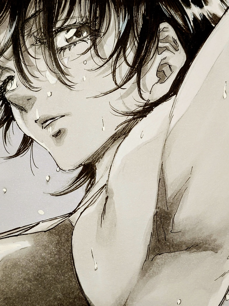 オリジナルイラスト 小色紙