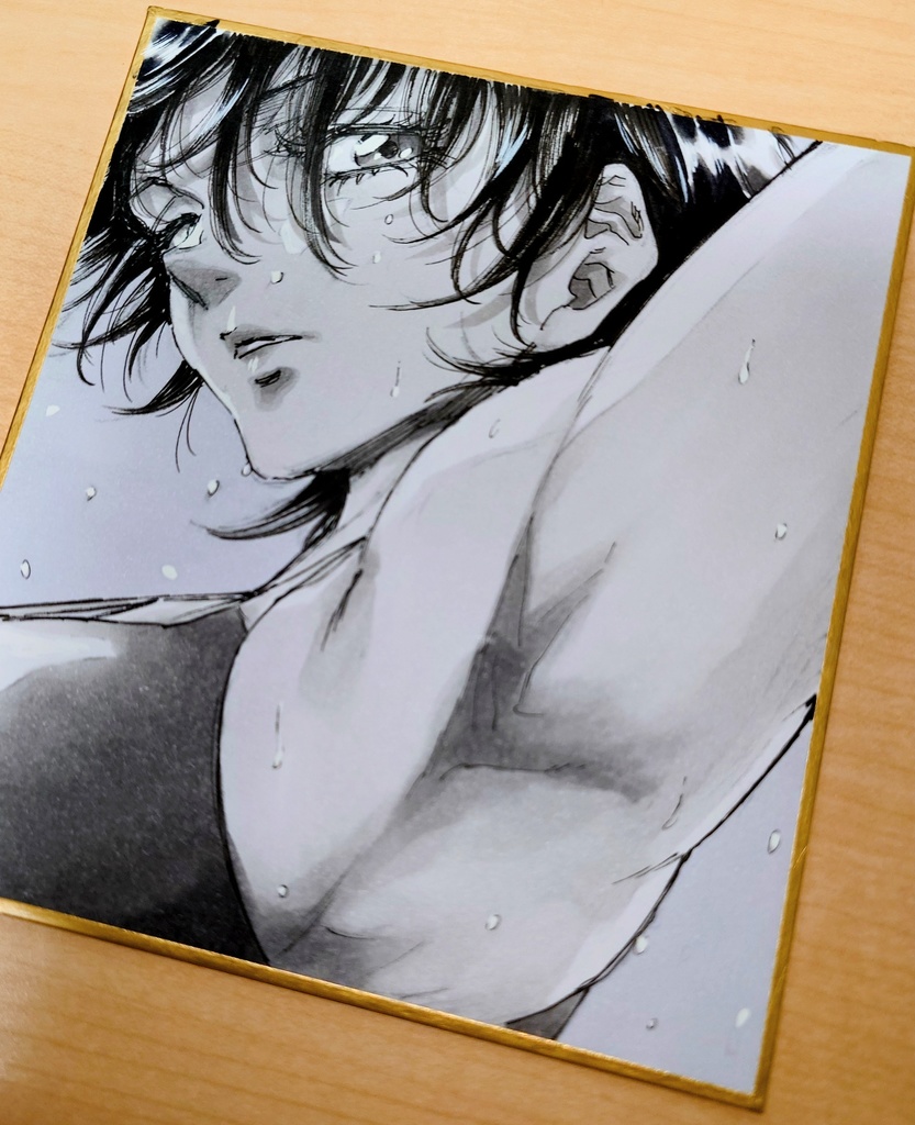 オリジナルイラスト 小色紙