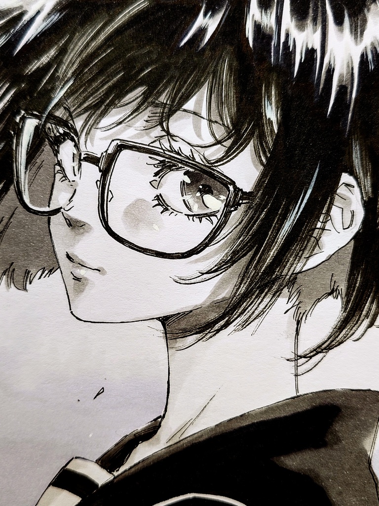 オリジナルイラスト 小色紙