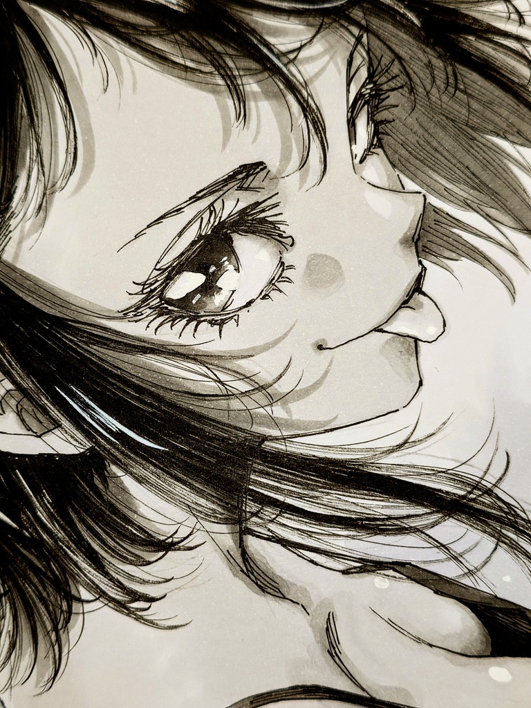 オリジナルイラスト　小色紙