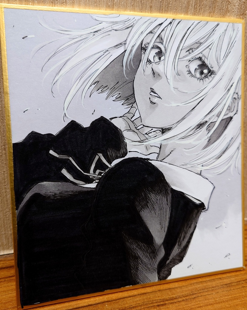 オリジナルイラスト 小色紙