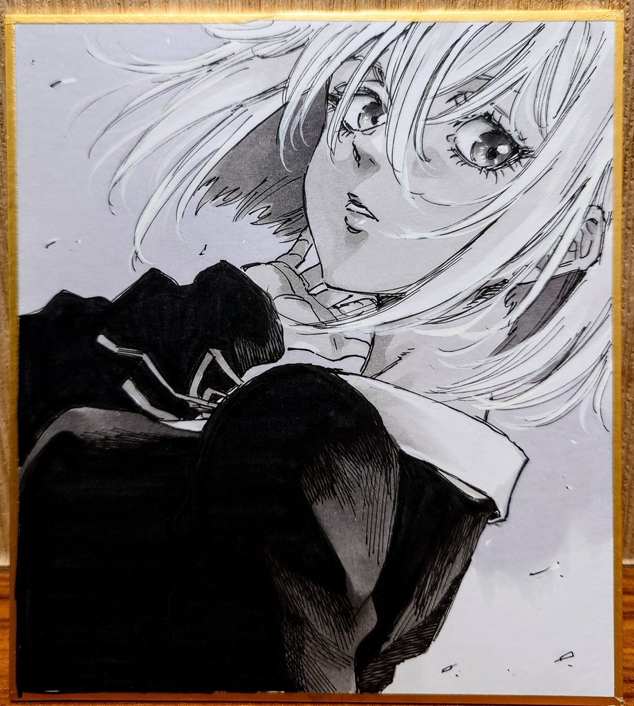 オリジナルイラスト 小色紙