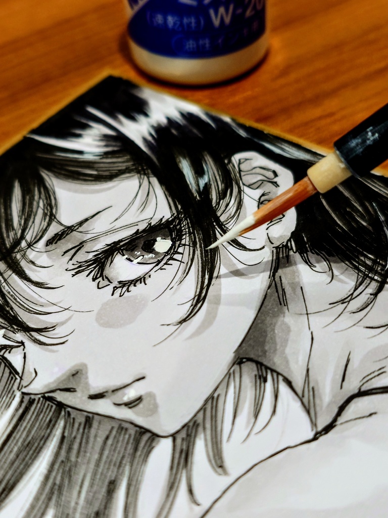 オリジナルイラスト 小色紙