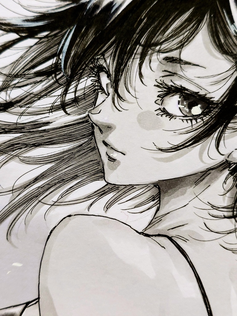 オリジナルイラスト 小色紙