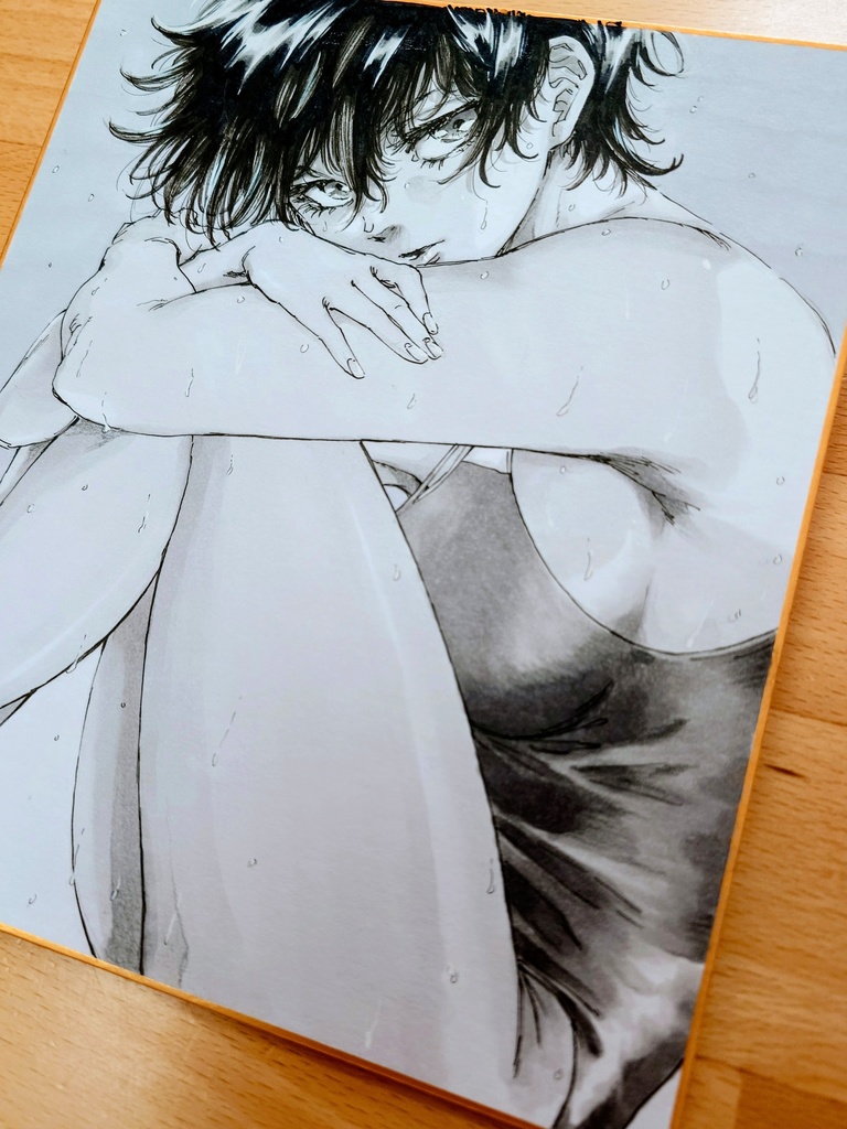 オリジナルイラスト 中色紙