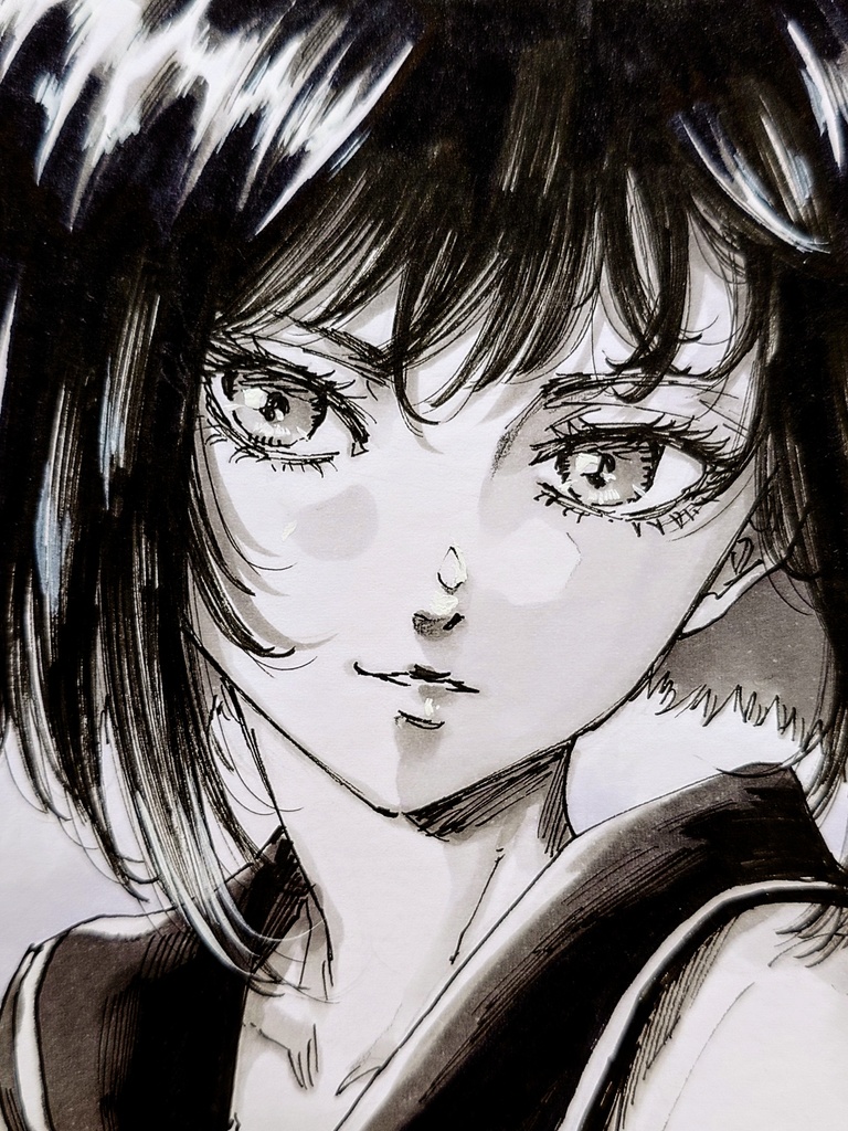 オリジナルイラスト　小色紙