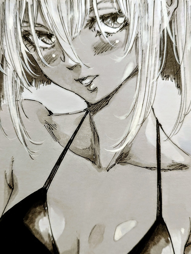 オリジナルイラスト 小色紙