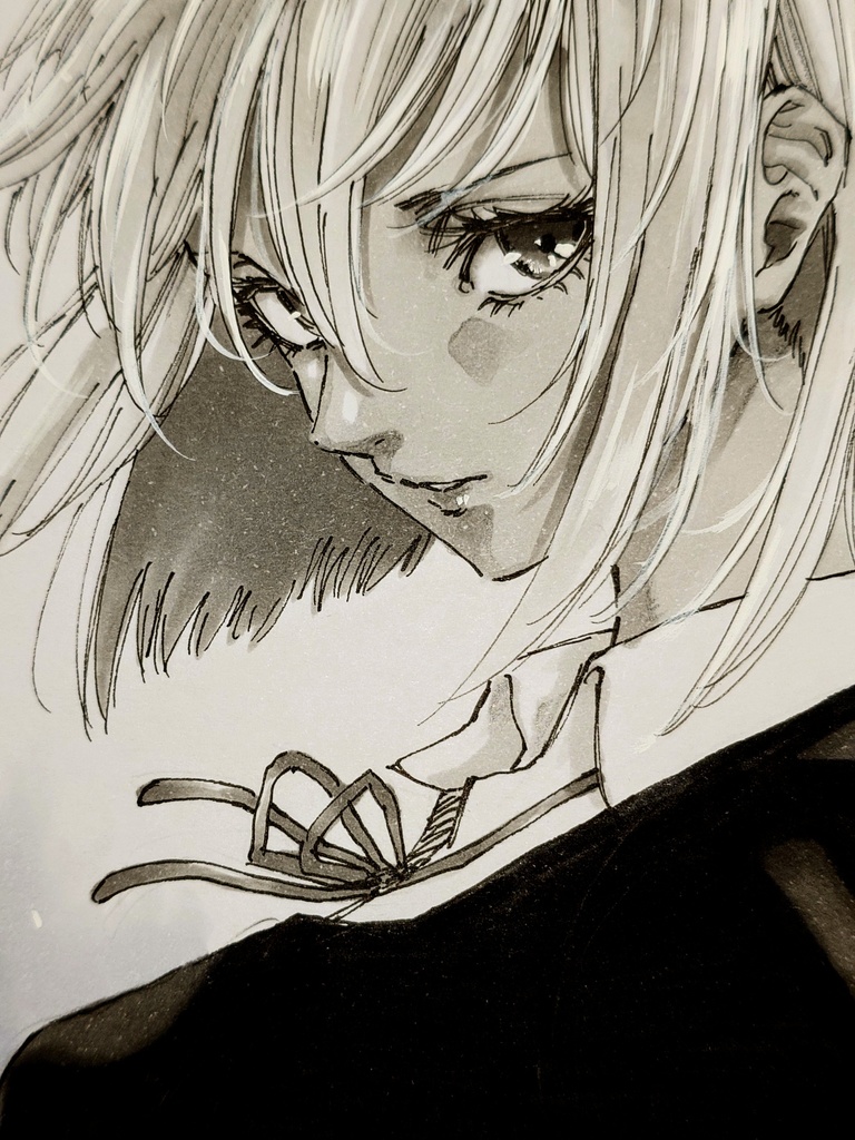 オリジナルイラスト　小色紙