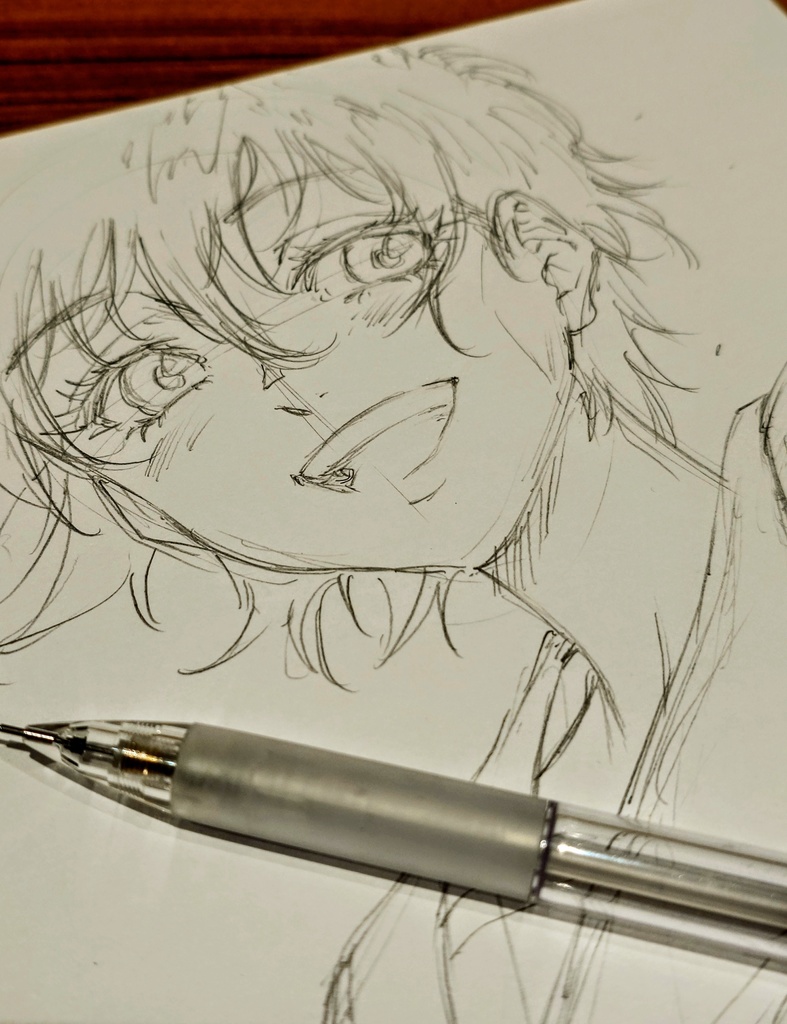 オリジナルイラスト 中色紙