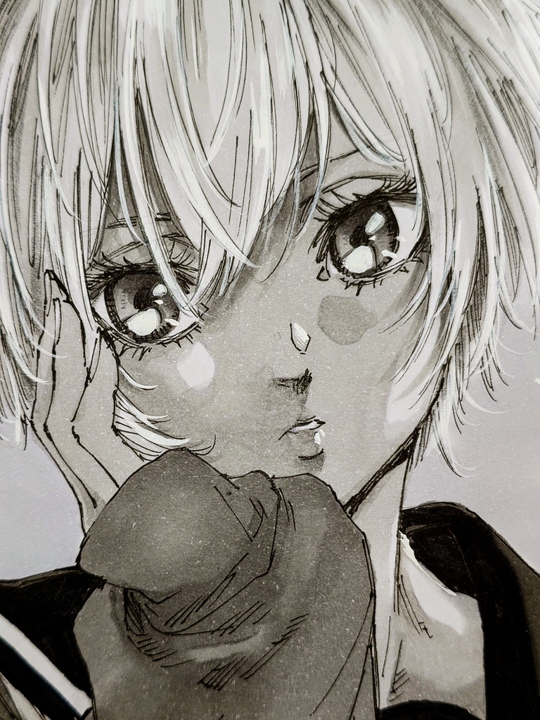 オリジナルイラスト　小色紙