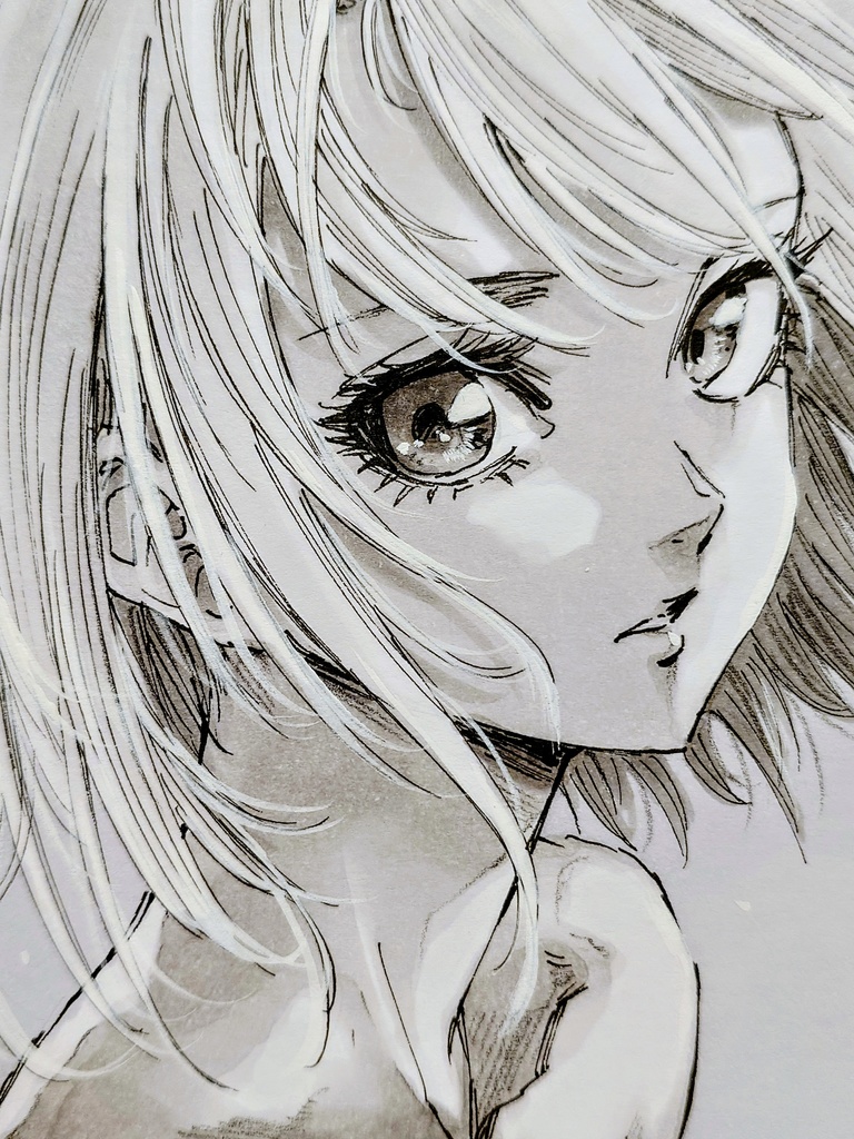 オリジナルイラスト 小色紙