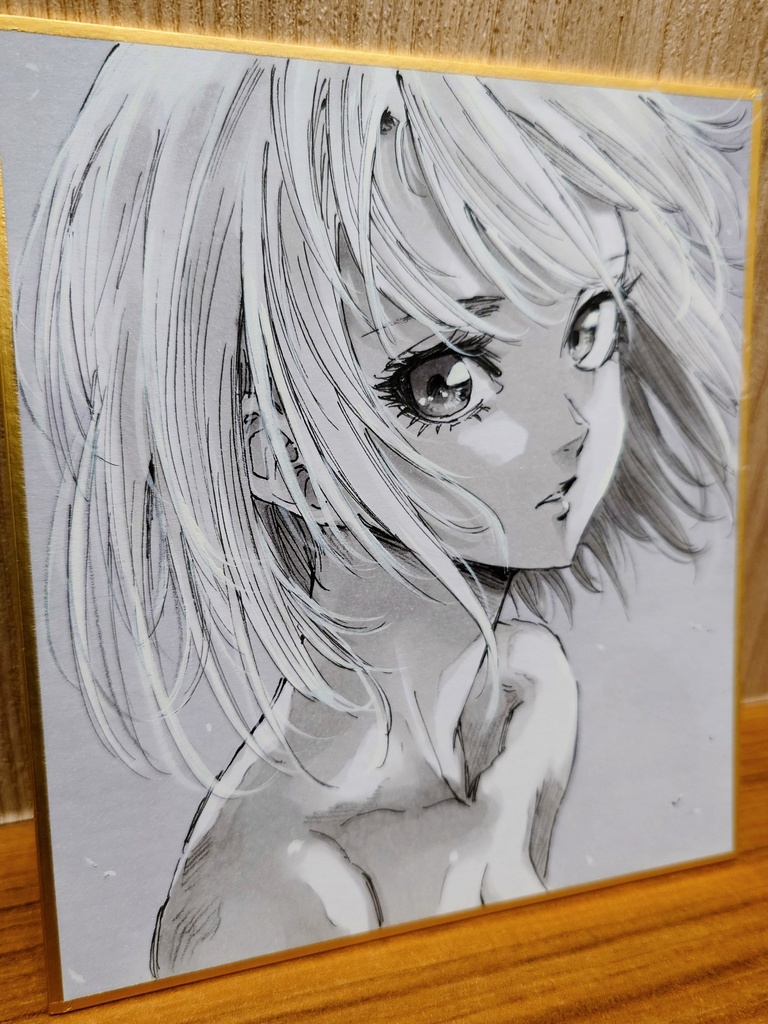 オリジナルイラスト 小色紙