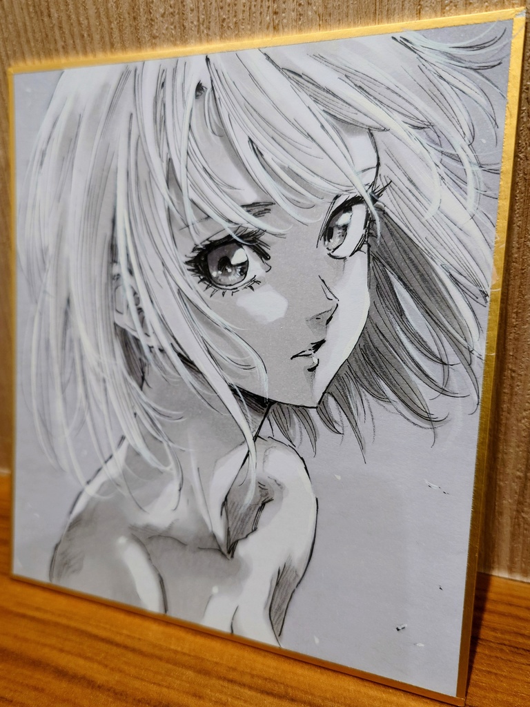 オリジナルイラスト 小色紙