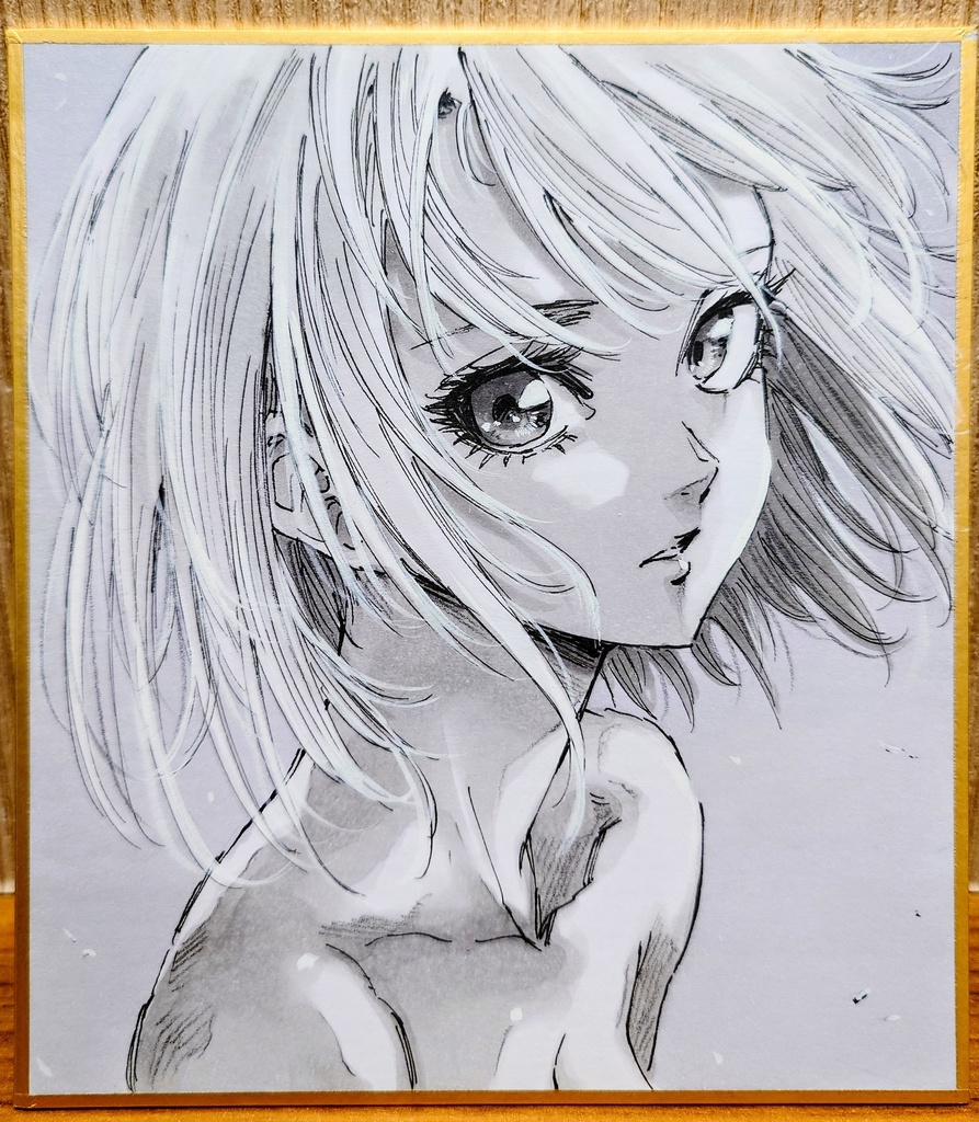 オリジナルイラスト 小色紙