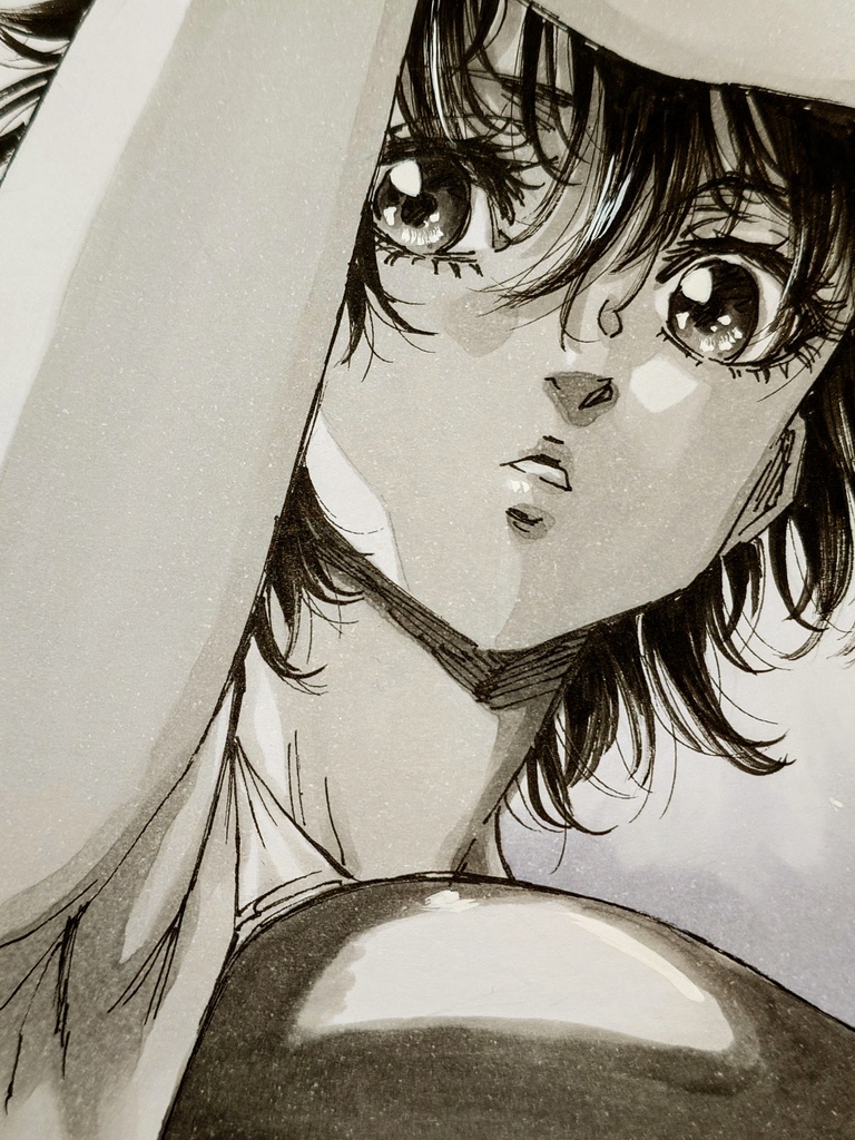 オリジナルイラスト 小色紙