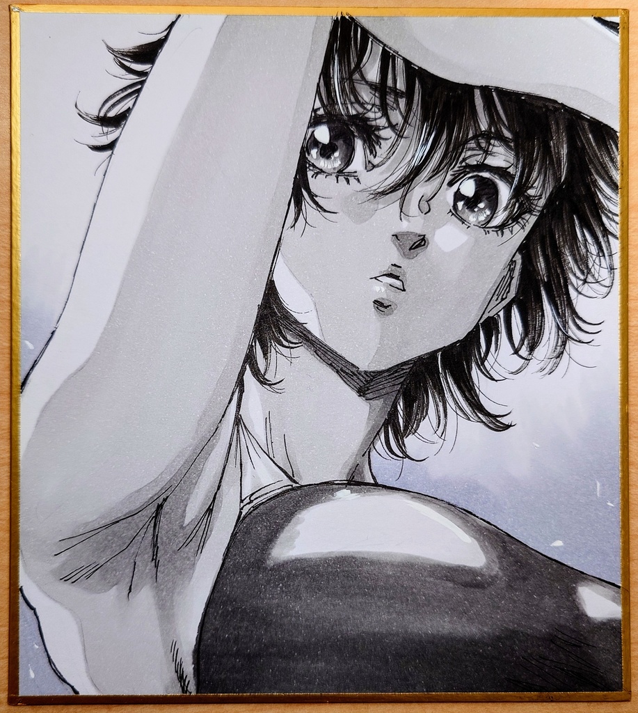 オリジナルイラスト 小色紙