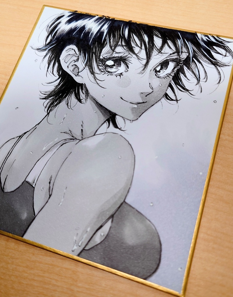 オリジナルイラスト 小色紙