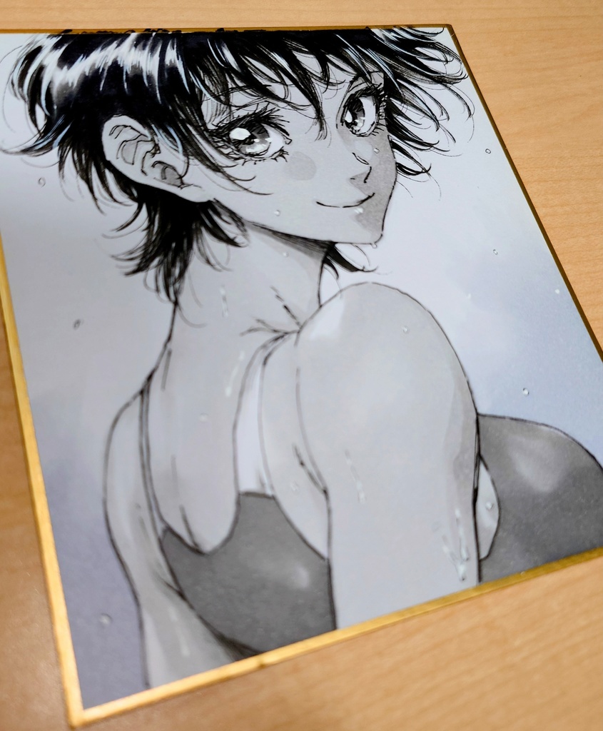 オリジナルイラスト 小色紙