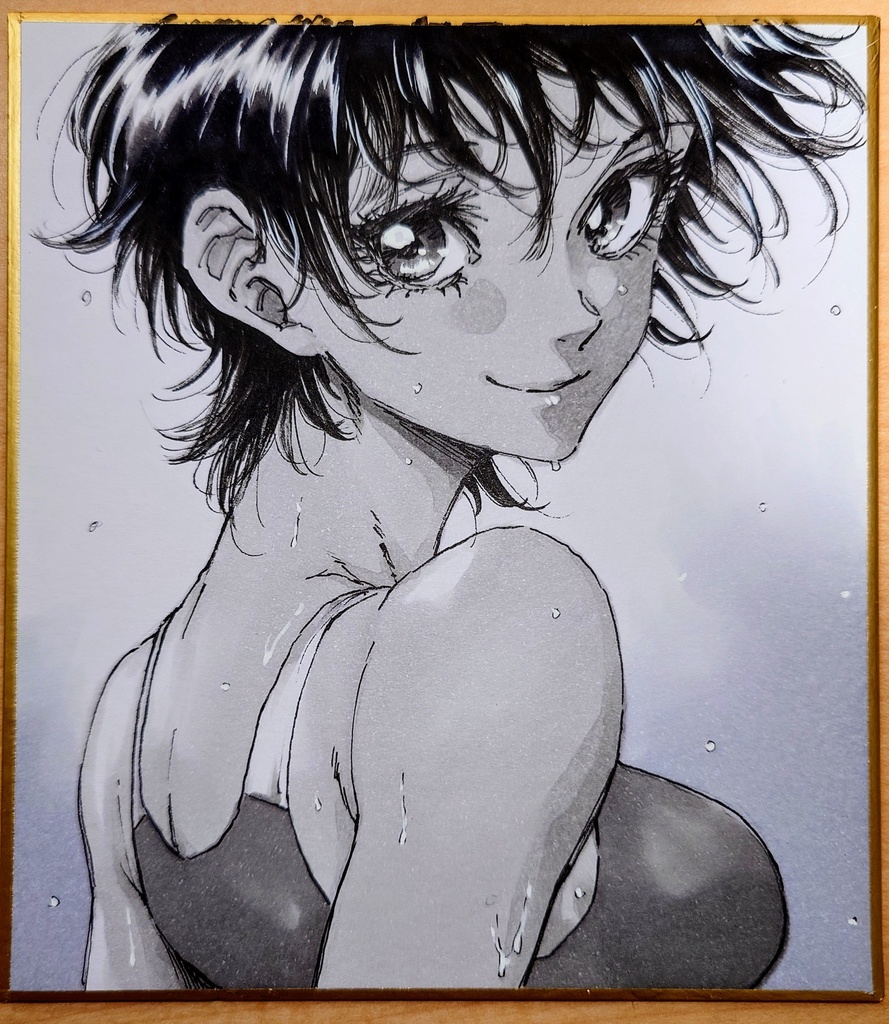 オリジナルイラスト 小色紙