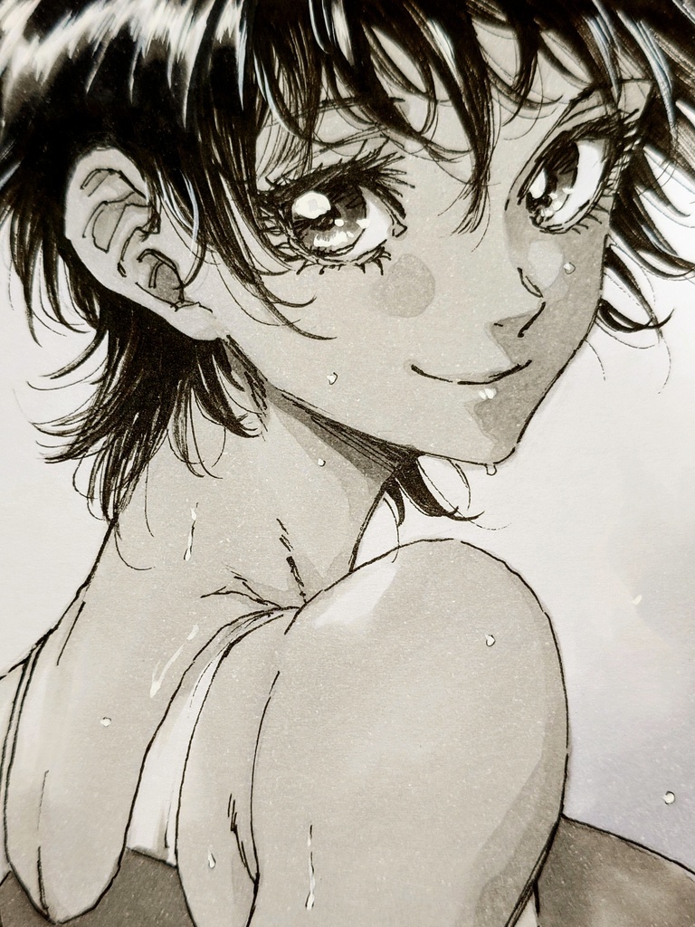 オリジナルイラスト 小色紙