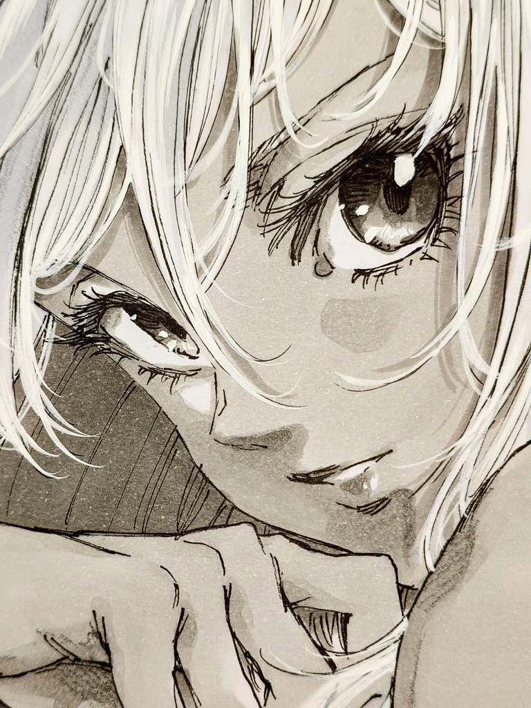 オリジナルイラスト 小色紙