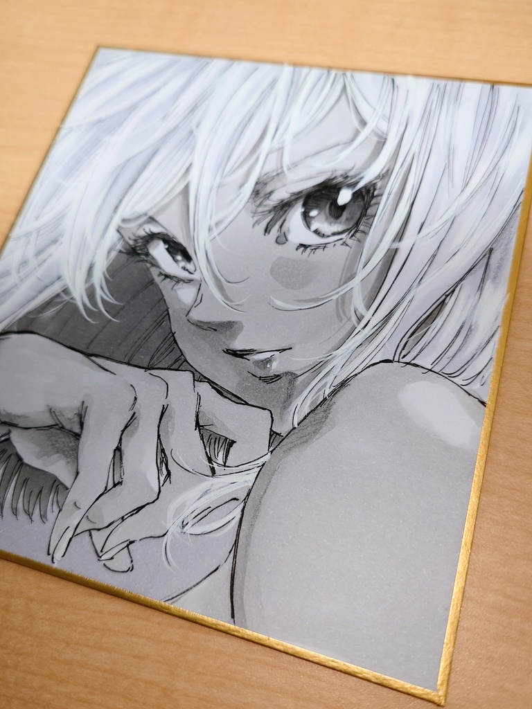 オリジナルイラスト 小色紙