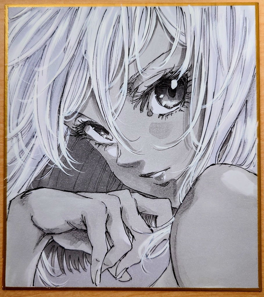 オリジナルイラスト 小色紙