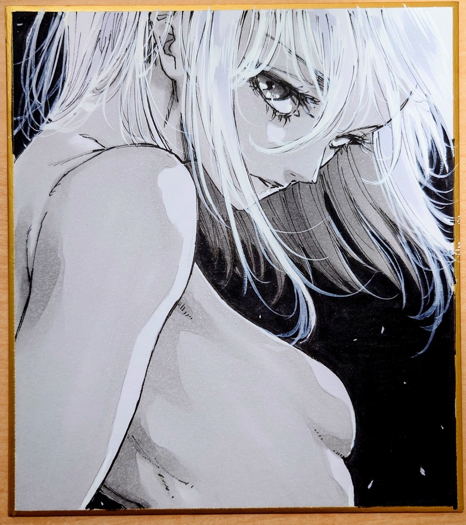 オリジナルイラスト 小色紙