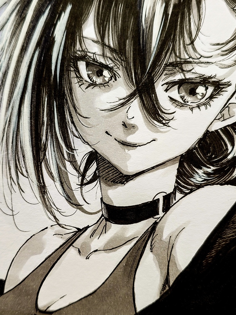 オリジナルイラスト 小色紙