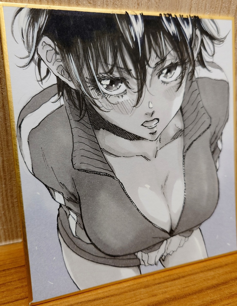 オリジナルイラスト 小色紙