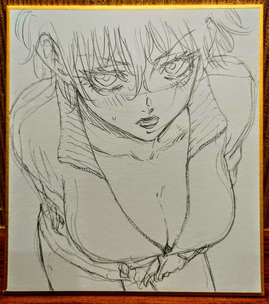 オリジナルイラスト 小色紙