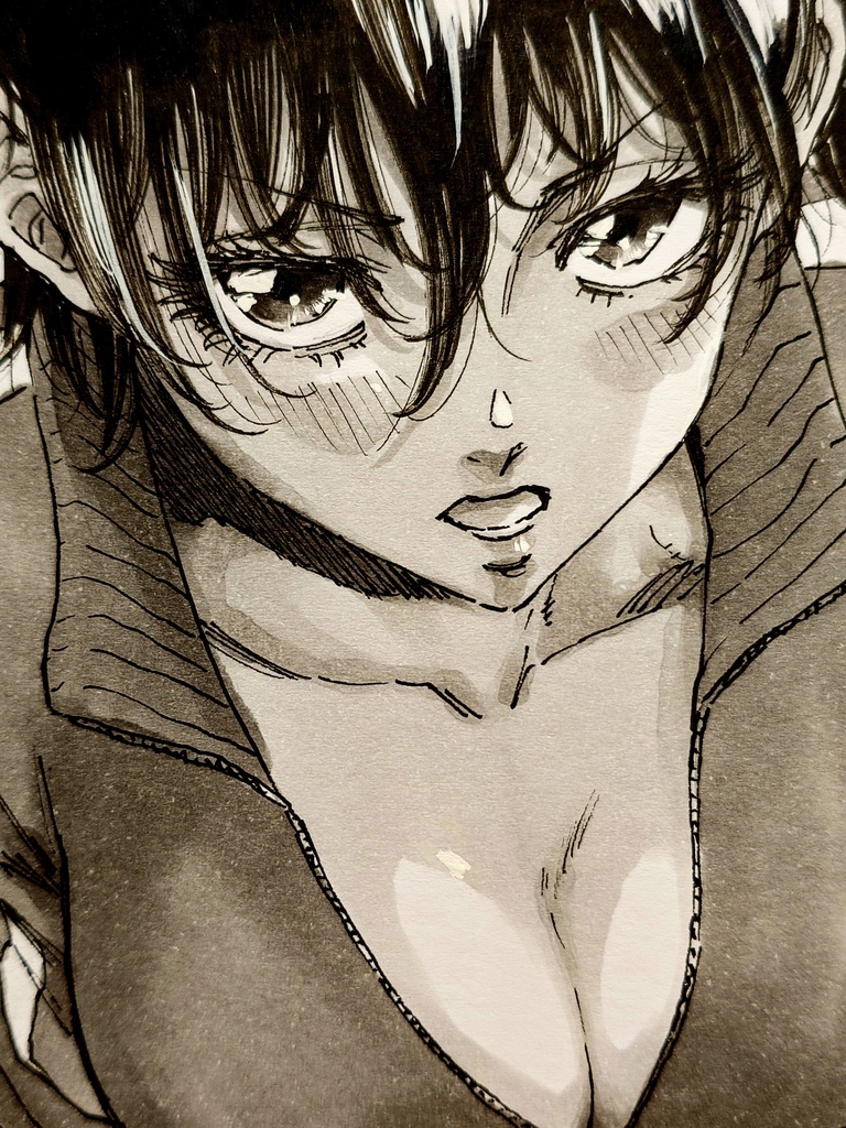 オリジナルイラスト　小色紙