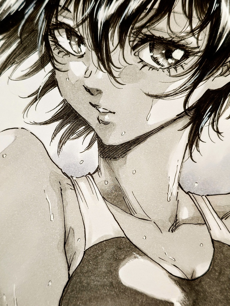 オリジナルイラスト 小色紙