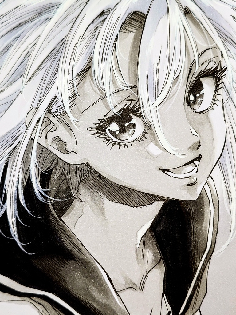 オリジナルイラスト　小色紙