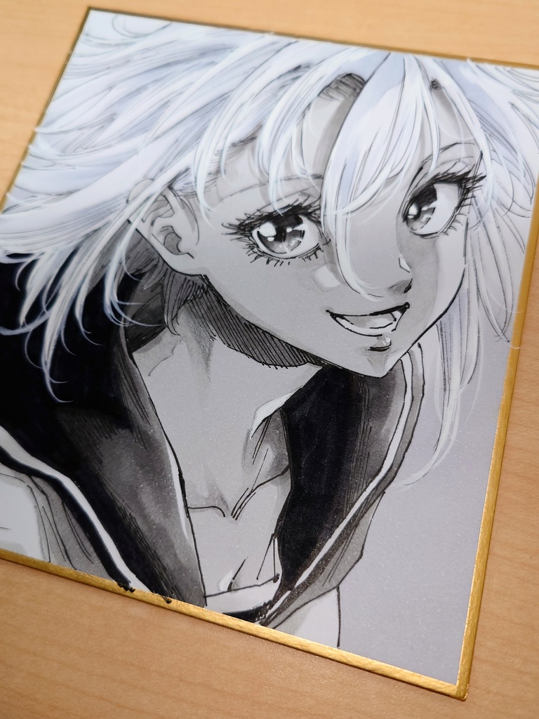 オリジナルイラスト 小色紙