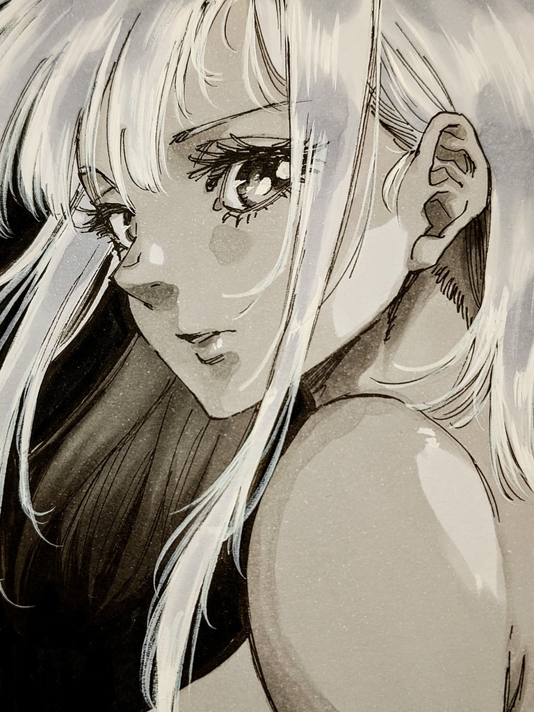 オリジナルイラスト 小色紙