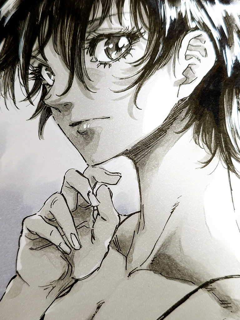 オリジナルイラスト 小色紙