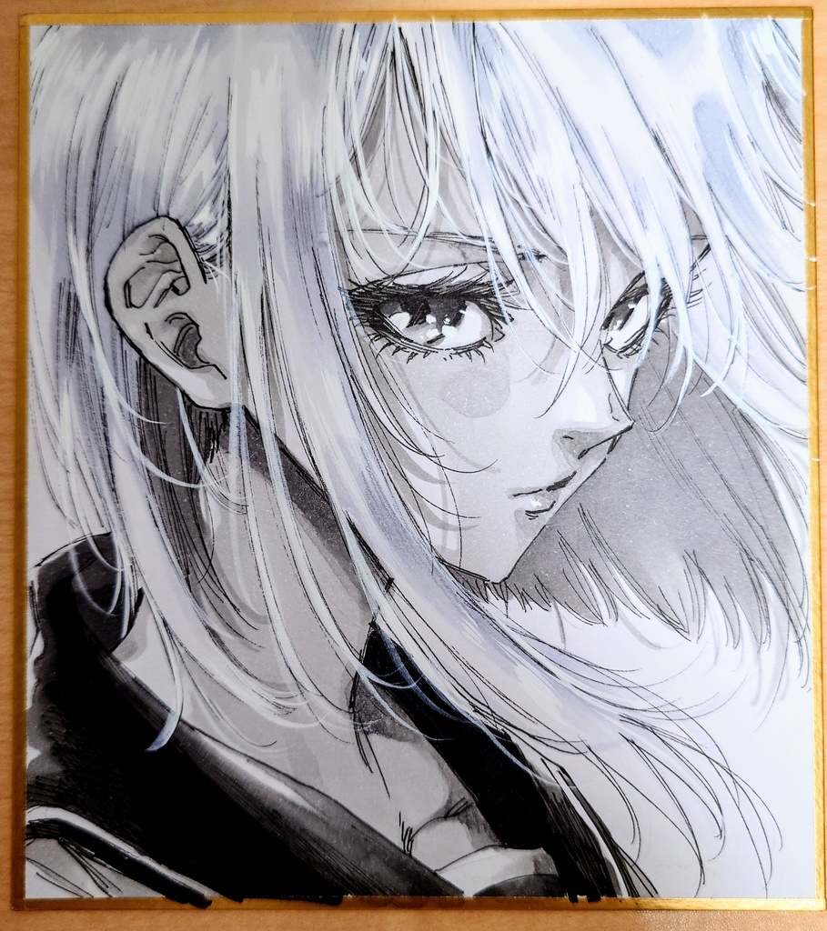 オリジナルイラスト 小色紙