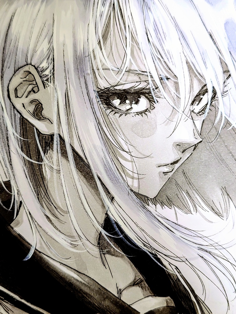 オリジナルイラスト　小色紙