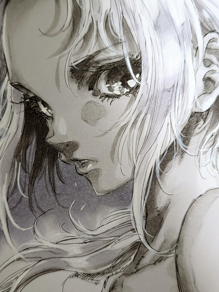 オリジナルイラスト　小色紙