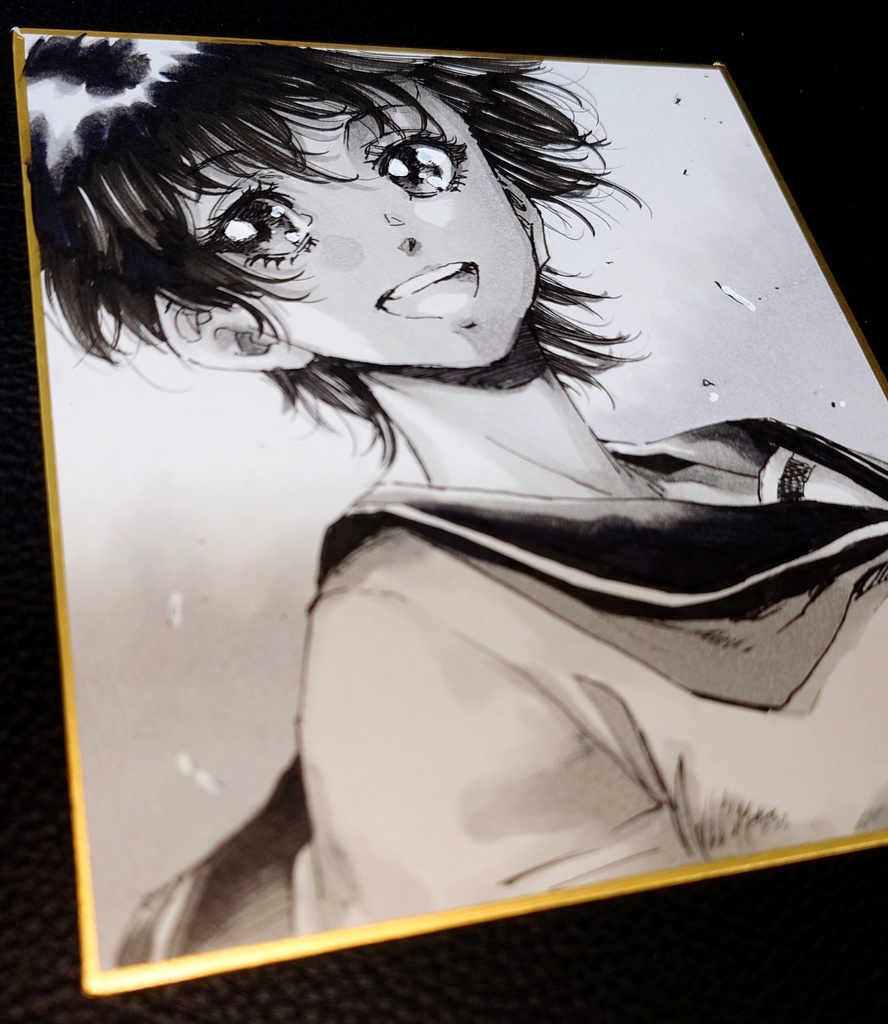 オリジナルイラスト 小色紙 (おまけ付き)