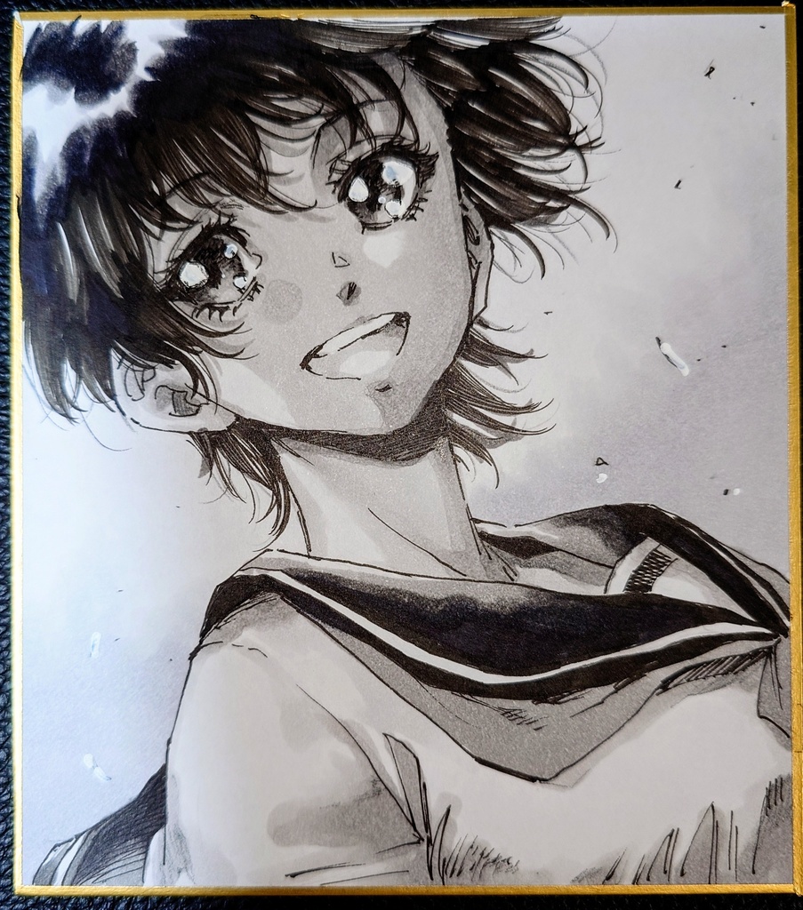オリジナルイラスト 小色紙 (おまけ付き)