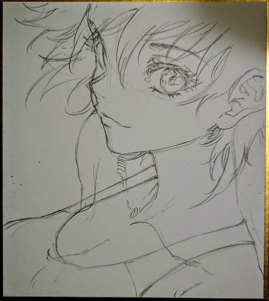 オリジナルイラスト 小色紙 (おまけ付き)