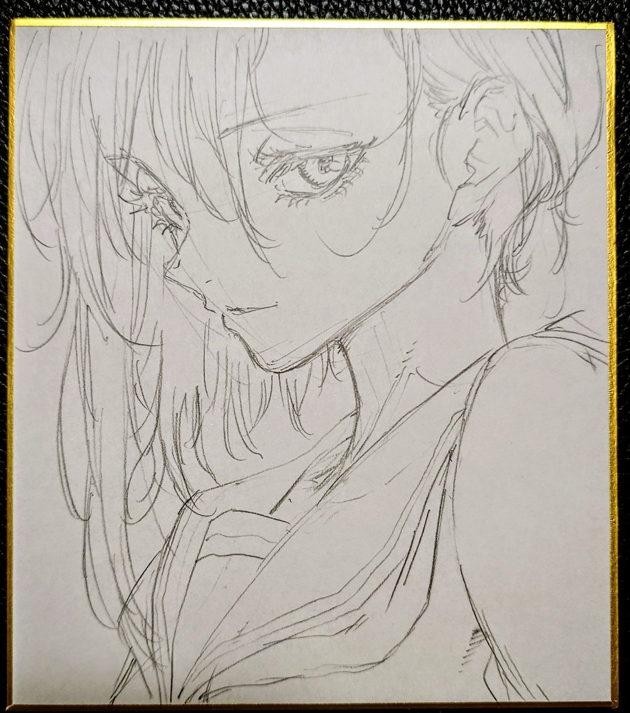 オリジナルイラスト 小色紙