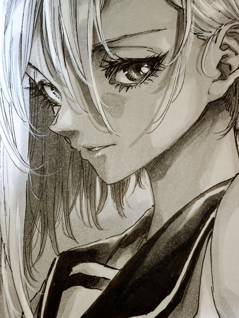 オリジナルイラスト　小色紙