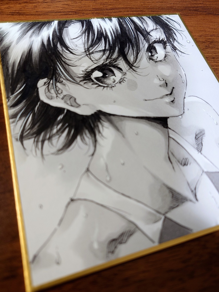 オリジナルイラスト 小色紙