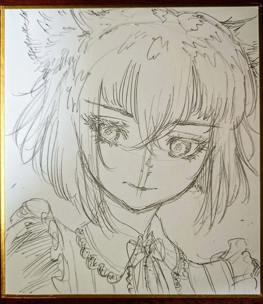 オリジナルイラスト 小色紙(おまけ付き)